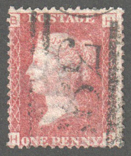 Great Britain Scott 33 Used Plate 148 - HB - Click Image to Close